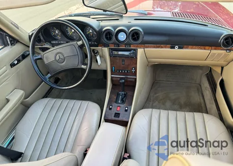 1987 Mercedes-Benz 560 Sl из США, поврежденный, VIN WDBBA48D3HA064333